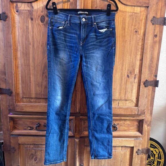 Express Skinny Midrise Jeans - Size 10R - Picture 1 of 9